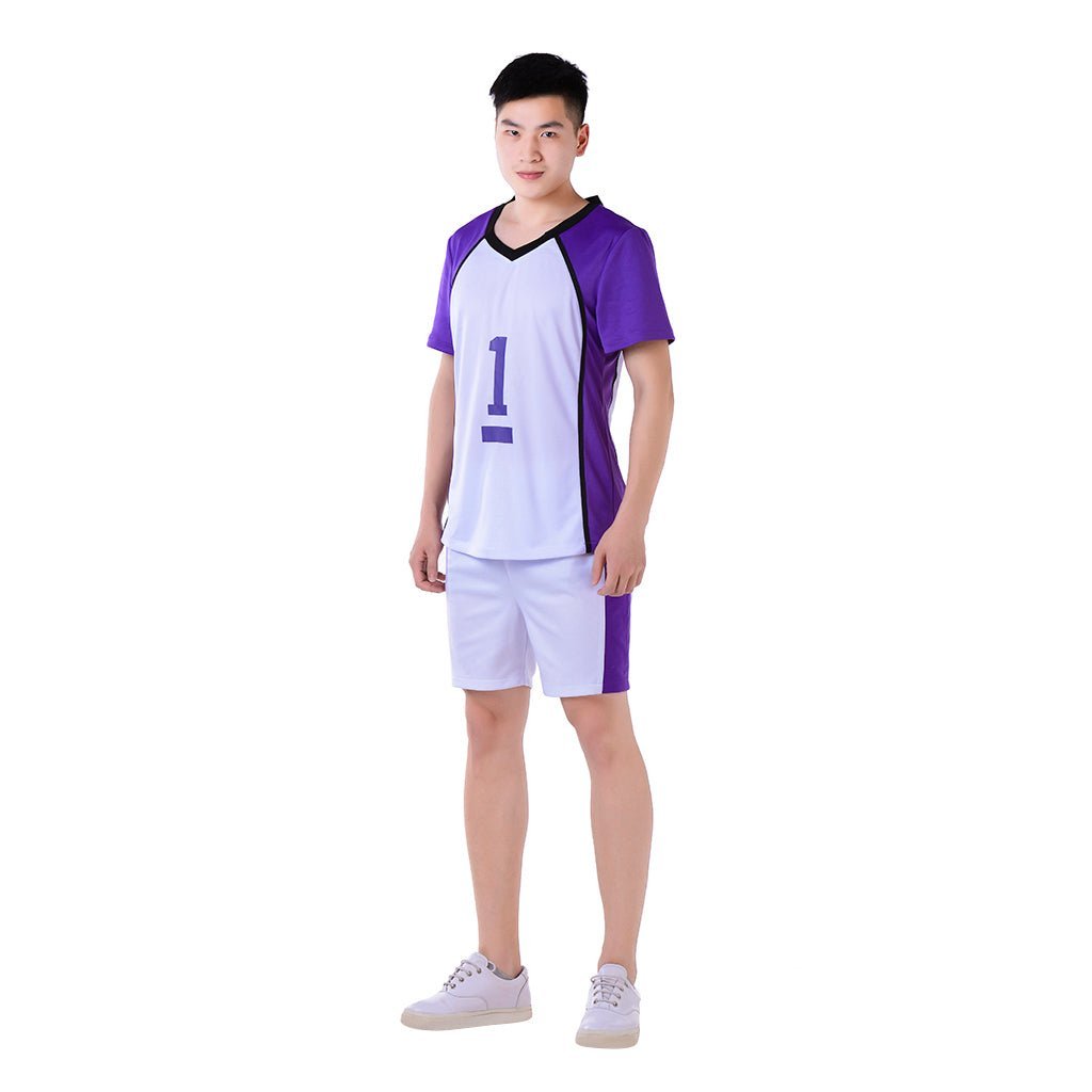 Haikyuu!! Shiratorizawa Academy Wakatoshi Ushijima Cosplay Costume - Premium Quality-Astricos