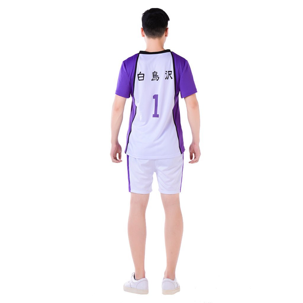 Haikyuu!! Shiratorizawa Academy Wakatoshi Ushijima Cosplay Costume - Premium Quality-Astricos