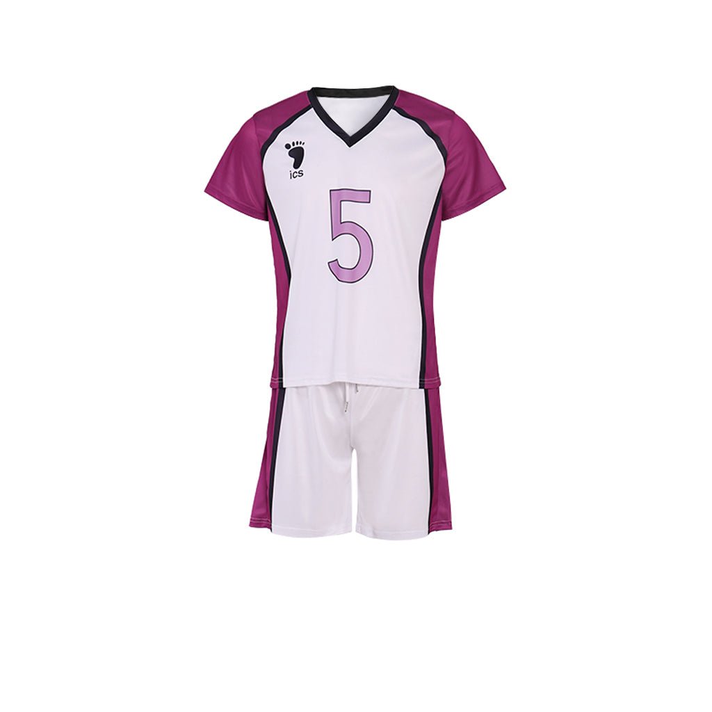 Haikyuu!! Tendo Satori Shiratorizawa Jersey Uniform Cosplay Costume - Anime Volleyball Team Outfit-Astricos