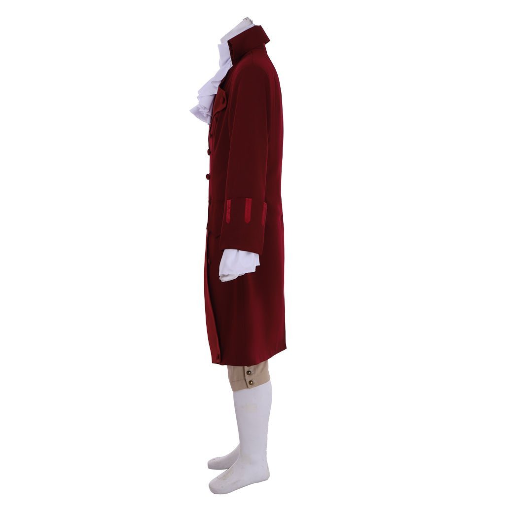 Hamilton Aaron Burr Cosplay Costume - Colonial Aristocrat Suit | Astricos Men Medieval Series-Astricos