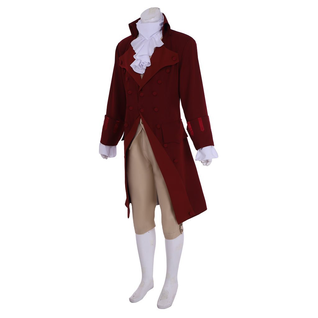 Hamilton Aaron Burr Cosplay Costume - Colonial Aristocrat Suit | Astricos Men Medieval Series-Astricos