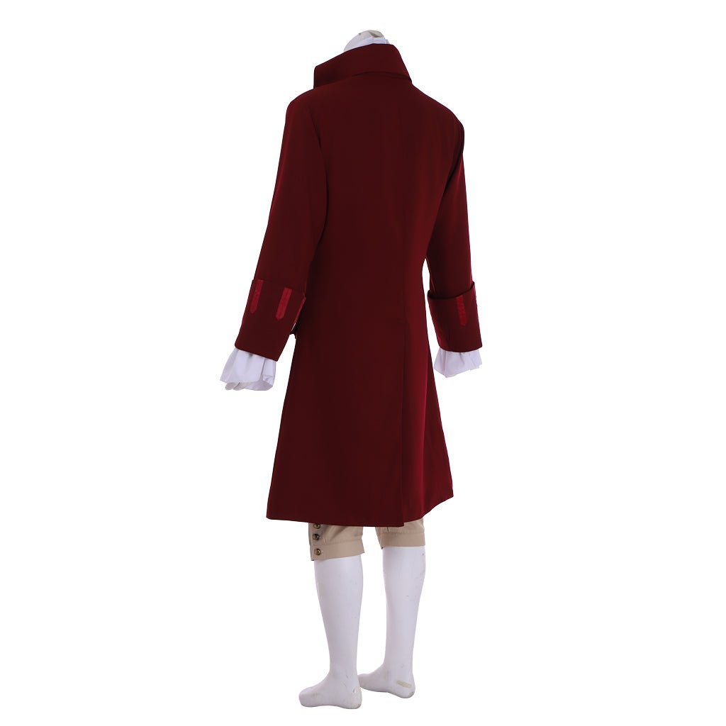 Hamilton Aaron Burr Cosplay Costume - Colonial Aristocrat Suit | Astricos Men Medieval Series-Astricos
