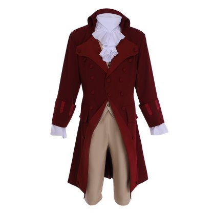 Hamilton Aaron Burr Cosplay Costume - Colonial Aristocrat Suit | Astricos Men Medieval Series-Astricos
