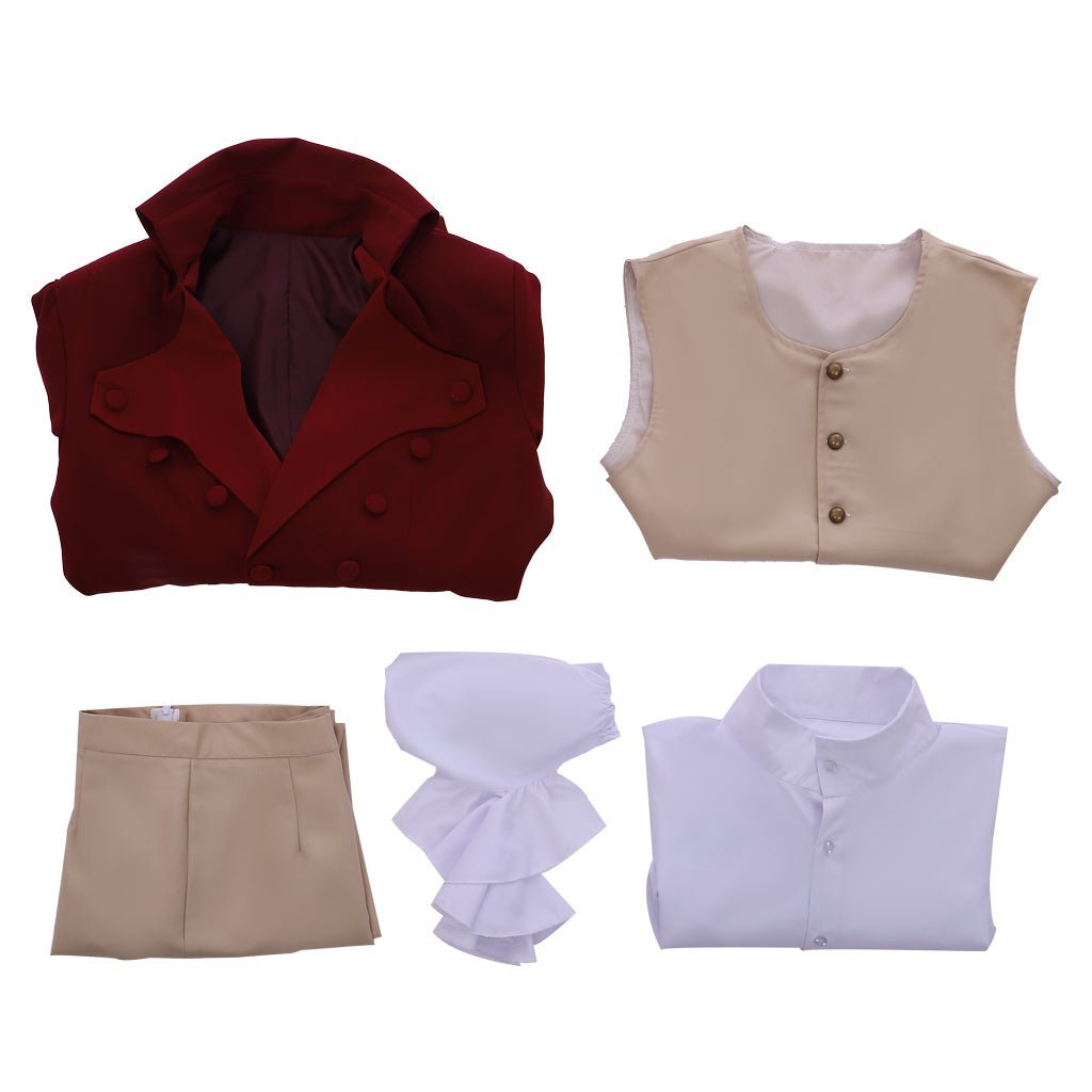 Hamilton Aaron Burr Cosplay Costume - Colonial Aristocrat Suit | Astricos Men Medieval Series-Astricos