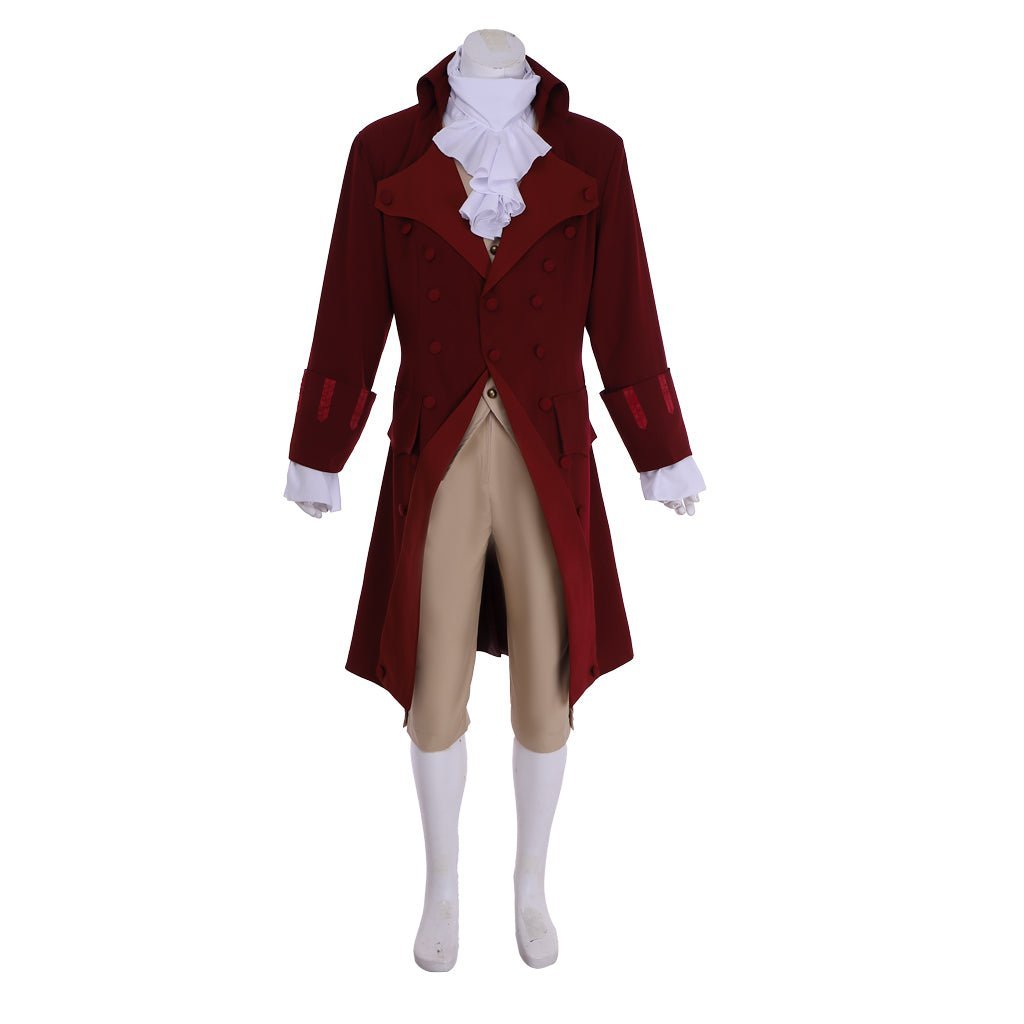 Hamilton Aaron Burr Cosplay Costume - Colonial Aristocrat Suit | Astricos Men Medieval Series-Astricos