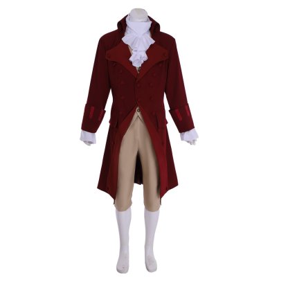 Hamilton Aaron Burr Cosplay Costume - Colonial Aristocrat Suit | Astricos Men Medieval Series-Astricos