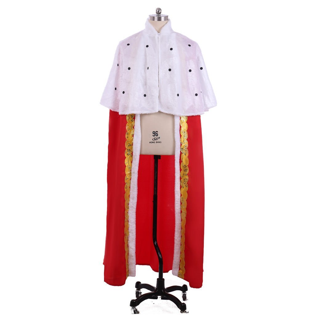 Hamilton King George III Medieval Luxury Cloak - Royal Men’s Cosplay Cape for Halloween & Carnival | Astricos-Astricos