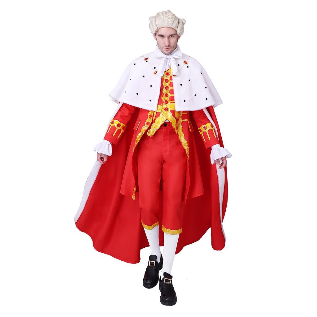 Hamilton King George III Robe Cosplay Costume – Regal Royal Outfit | Astricos-Astricos