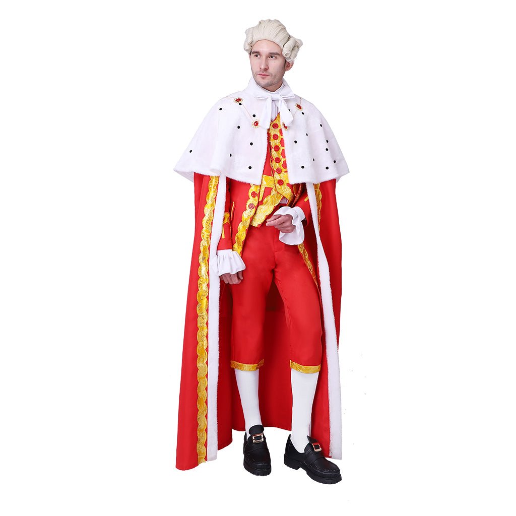Hamilton King George III Robe Cosplay Costume – Regal Royal Outfit | Astricos-Astricos