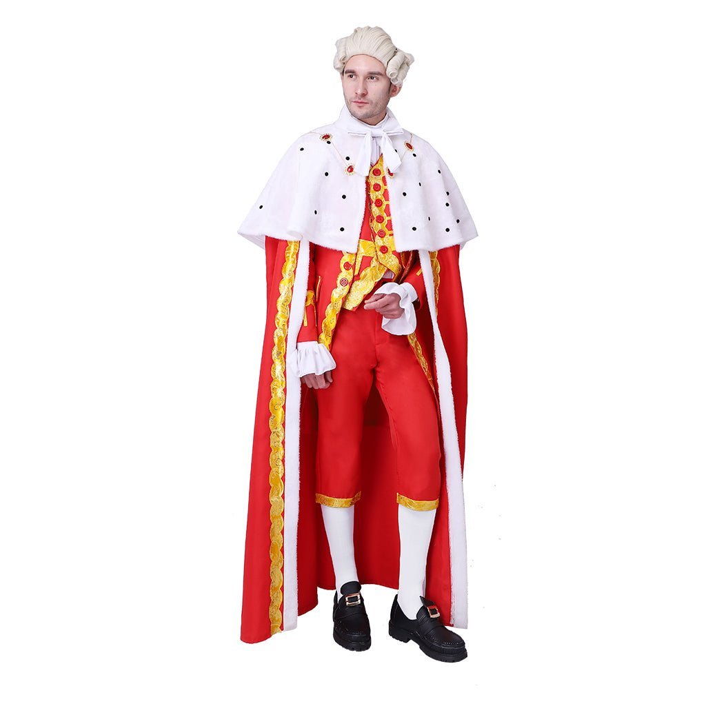 Hamilton King George III Robe Cosplay Costume – Regal Royal Outfit | Astricos-Astricos