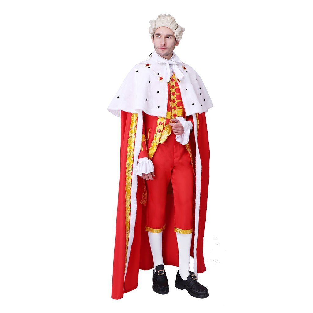 Hamilton King George III Robe Cosplay Costume – Regal Royal Outfit | Astricos-Astricos