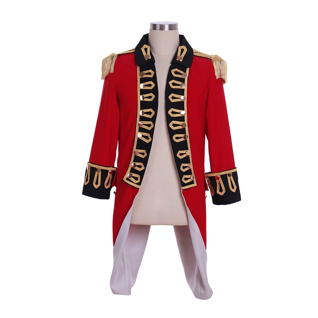Hamilton Victorian Red Prince Coat – Royal Military Uniform Jacket for Cosplay-Astricos