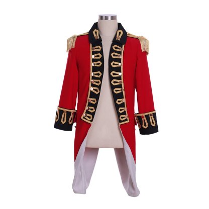 Hamilton Victorian Red Prince Coat – Royal Military Uniform Jacket for Cosplay-Astricos
