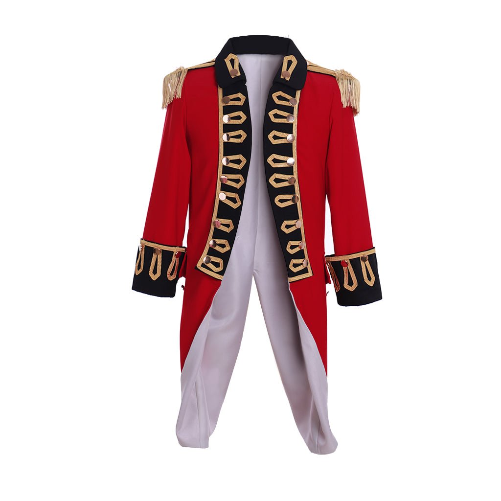 Hamilton Victorian Red Prince Coat – Royal Military Uniform Jacket for Cosplay-Astricos