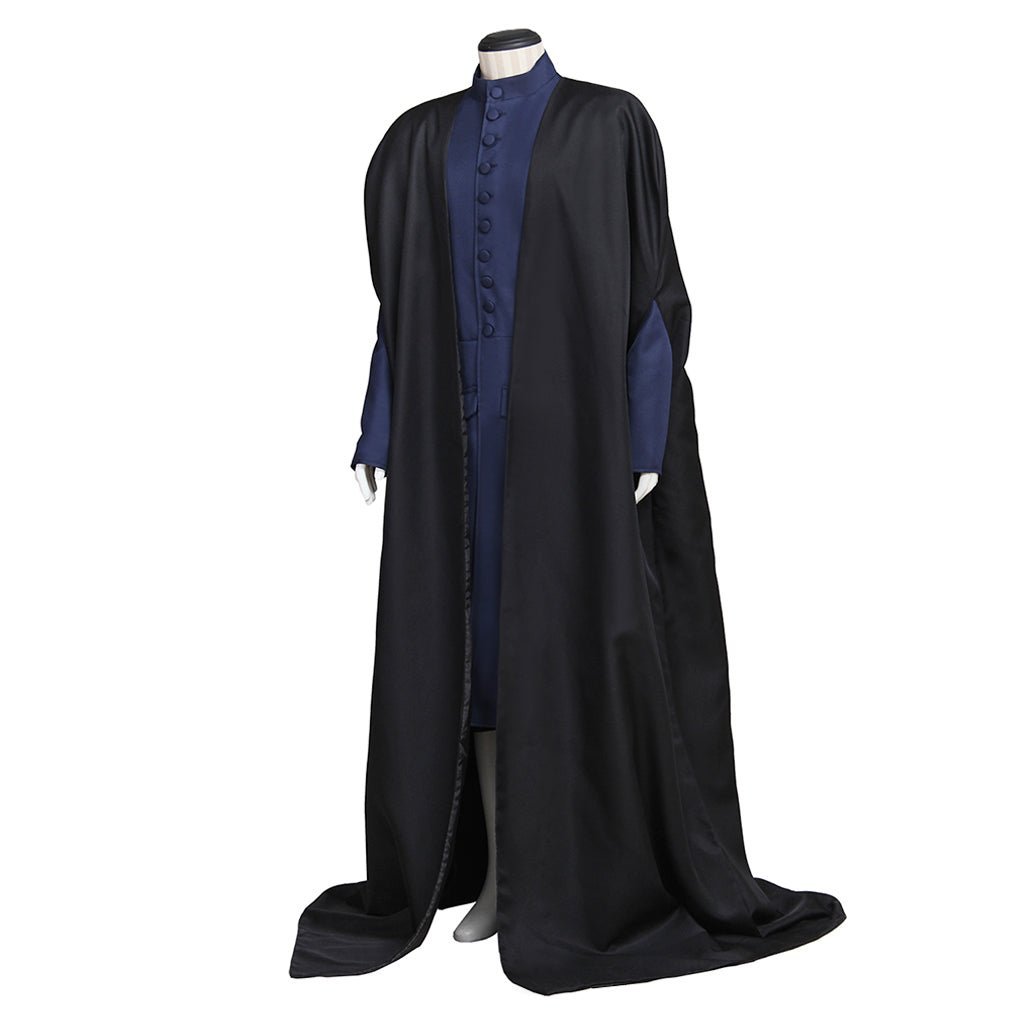 Harry Potter Wizard Robe Cosplay Costume - Authentic Hogwarts Outfit with Accessories-Astricos