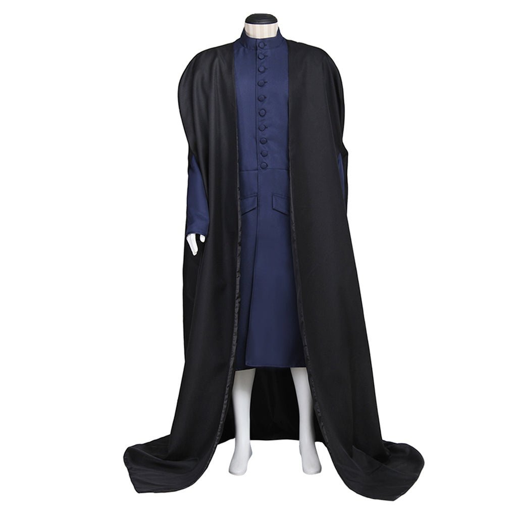 Harry Potter Wizard Robe Cosplay Costume - Authentic Hogwarts Outfit with Accessories-Astricos