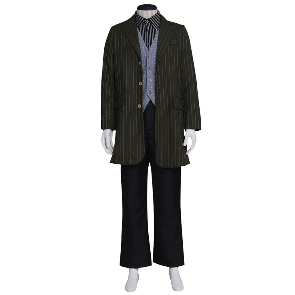 Harry Potter Wizard Robe Cosplay Costume - Authentic Hogwarts Outfit with Accessories-Astricos