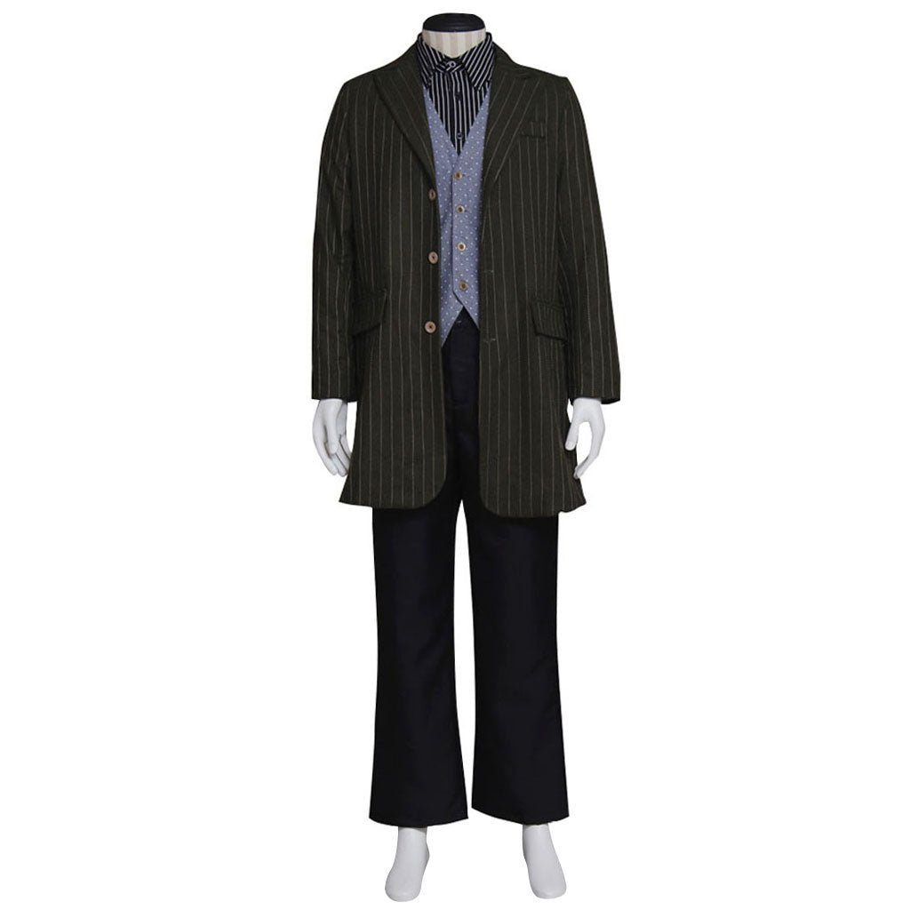 Harry Potter Wizard Robe Cosplay Costume - Authentic Hogwarts Outfit with Accessories-Astricos
