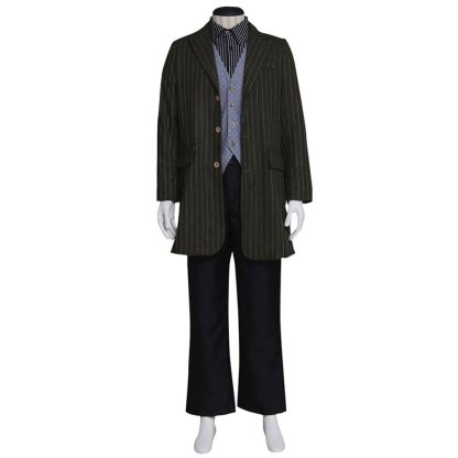 Harry Potter Wizard Robe Cosplay Costume - Authentic Hogwarts Outfit with Accessories-Astricos