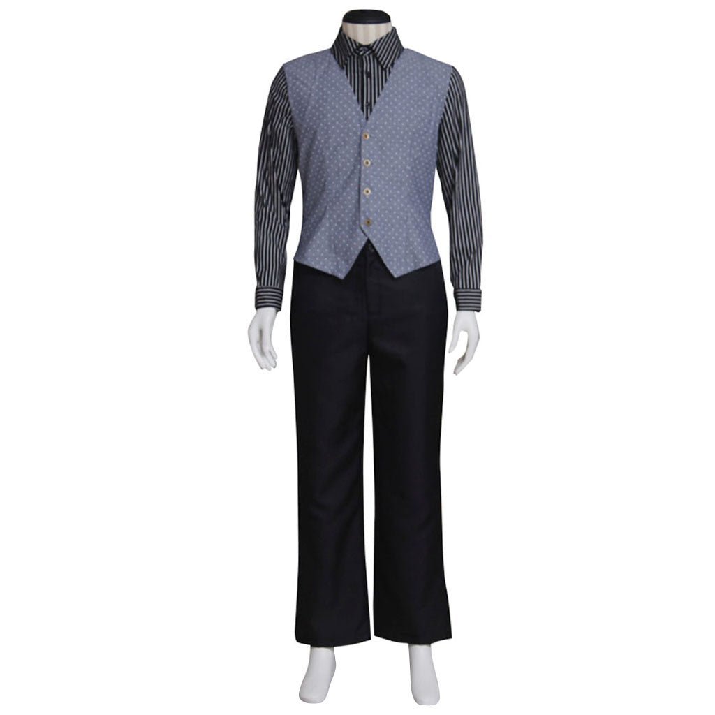 Harry Potter Wizard Robe Cosplay Costume - Authentic Hogwarts Outfit with Accessories-Astricos
