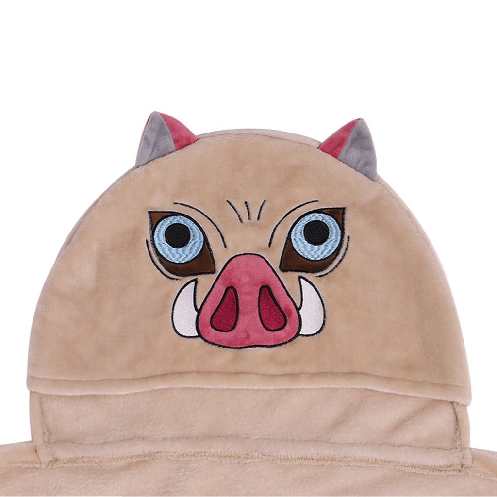 Authentic Hashibira Inosuke Cosplay Costume - Demon Slayer Boar Mask Outfit-Astricos
