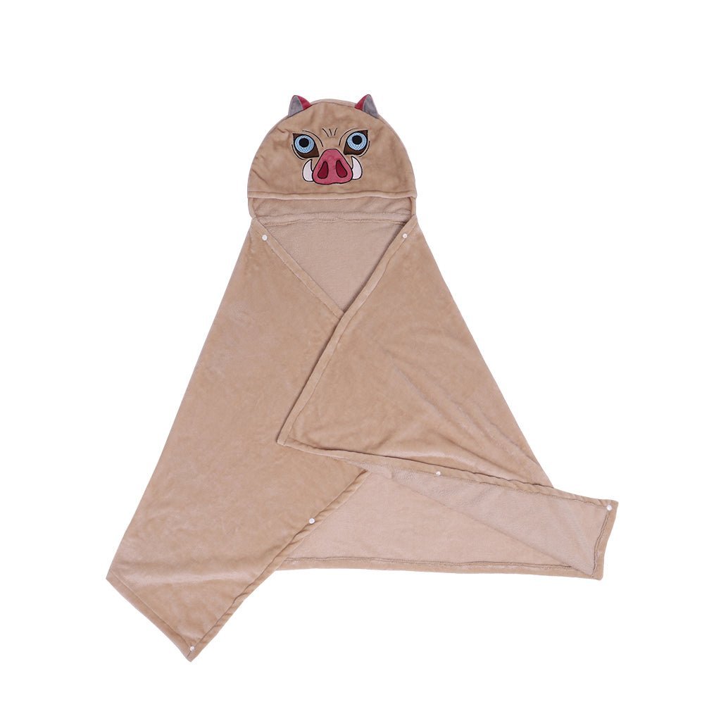 Authentic Hashibira Inosuke Cosplay Costume - Demon Slayer Boar Mask Outfit-Astricos