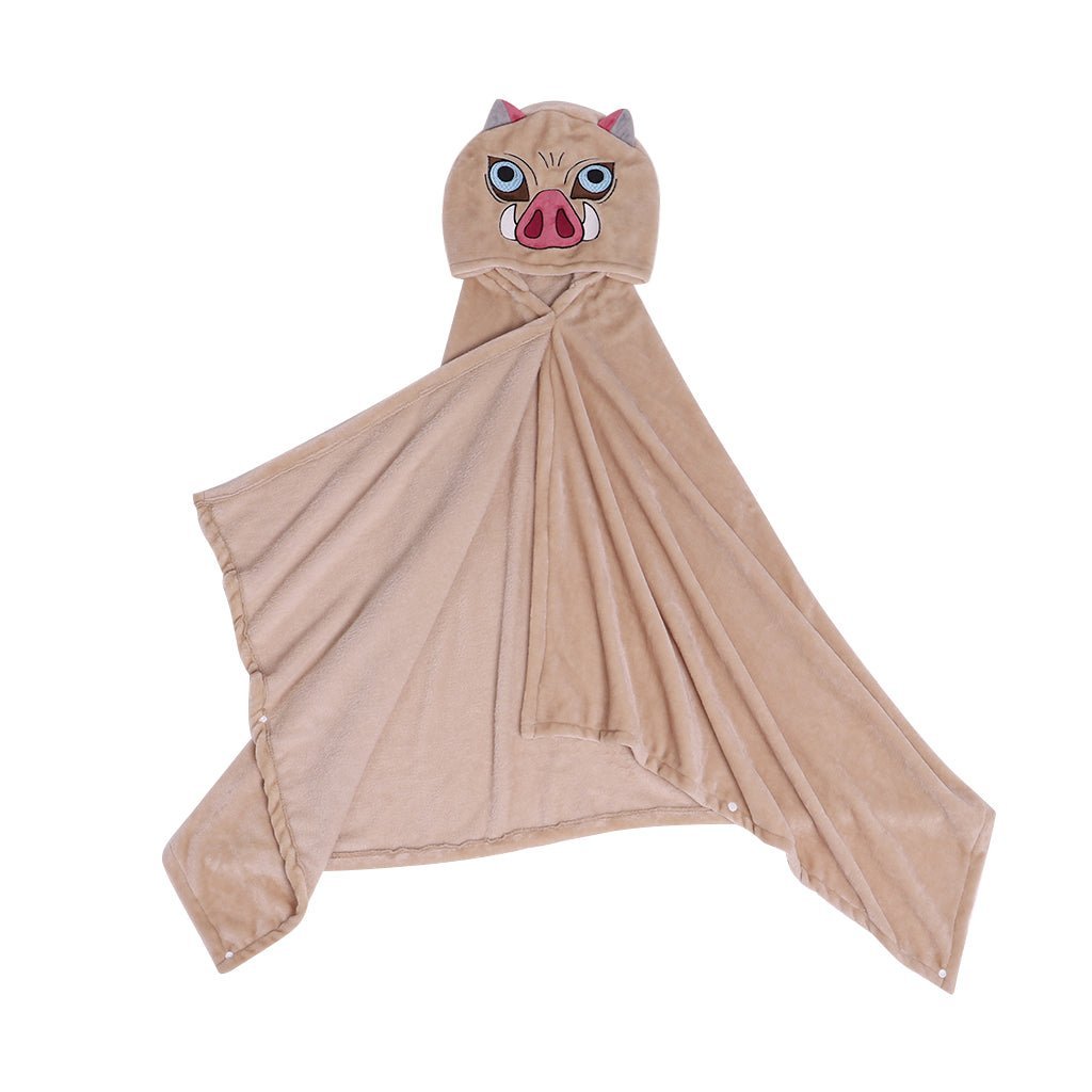 Authentic Hashibira Inosuke Cosplay Costume - Demon Slayer Boar Mask Outfit-Astricos