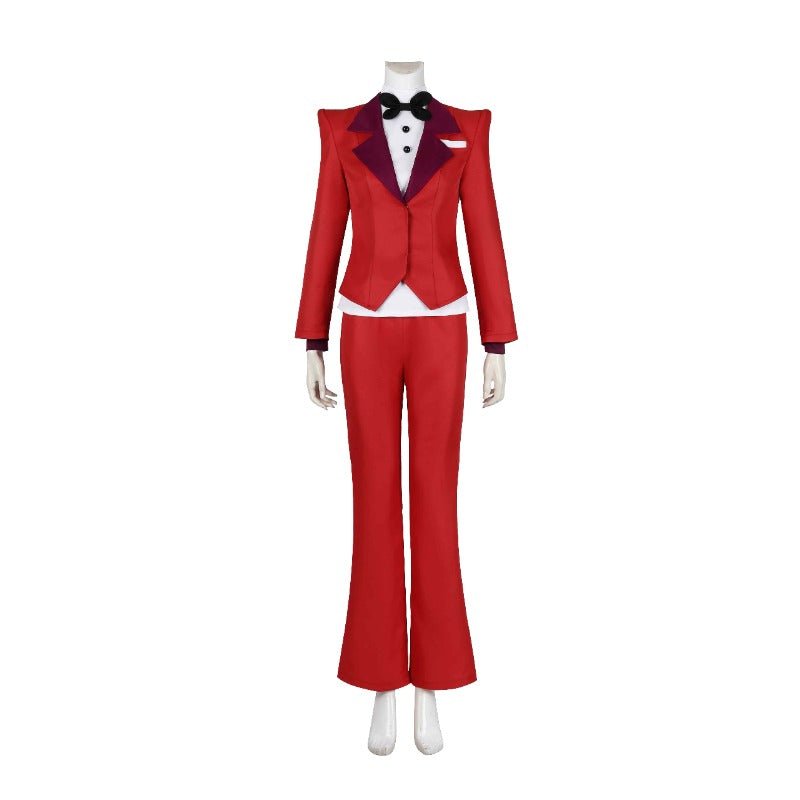Hazbin Hotel Charlie Morningstar Cosplay Costume Red Suit for Halloween - Astricos