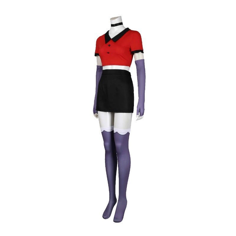 Hazbin Hotel Charlie, Vox, Alastor, and Vaggie Halloween Cosplay Costume Dress Suits - Astricos