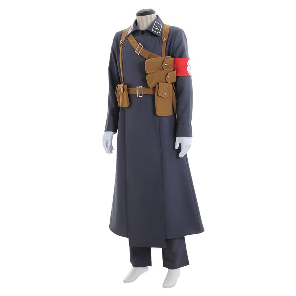 Hellsing Millennium Vampire Soldier Cosplay Costume – Gothic Anime Uniform for Adults-Astricos