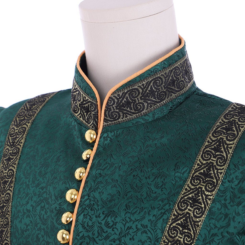 Henry Tudor Renaissance Doublet & Jerkin Cosplay Costume - Medieval Nobleman Outfit | Astricos-Astricos