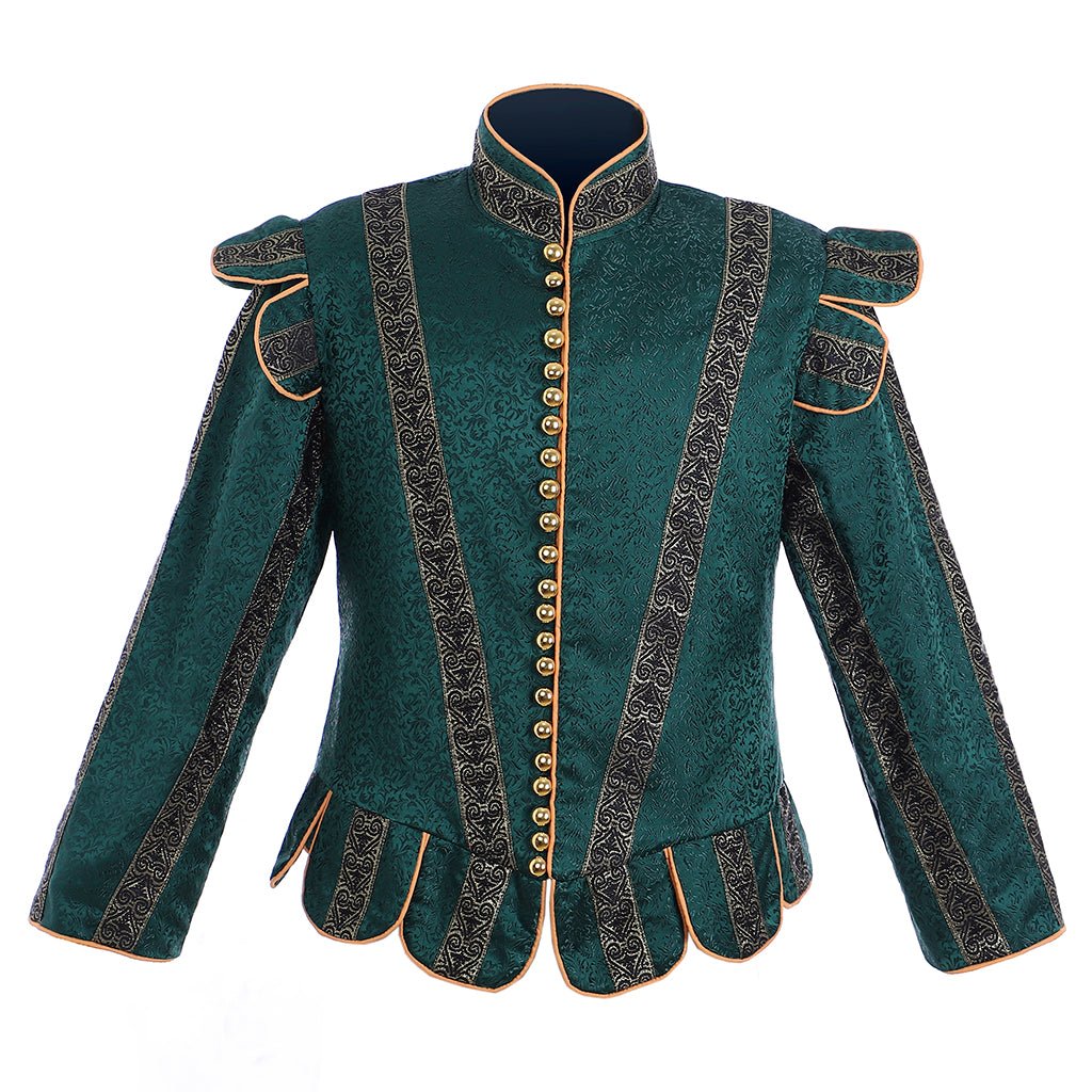 Henry Tudor Renaissance Doublet & Jerkin Cosplay Costume - Medieval Nobleman Outfit | Astricos-Astricos