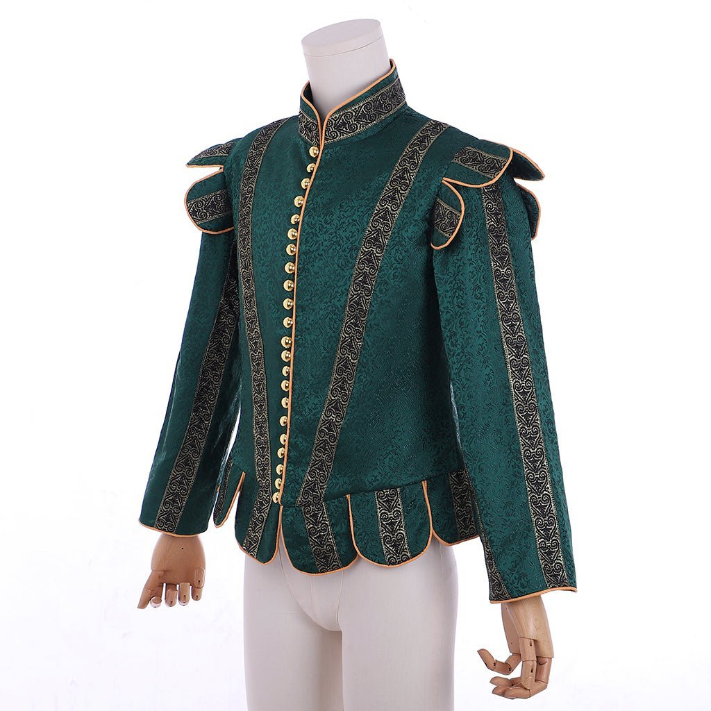 Henry Tudor Renaissance Doublet & Jerkin Cosplay Costume - Medieval Nobleman Outfit | Astricos-Astricos