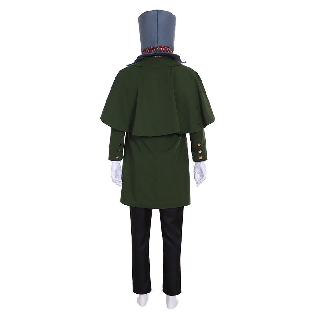Men's Dickens Victorian Gentleman Christmas Carol Yuletide Costume - Holiday Caroler Outfit-Astricos