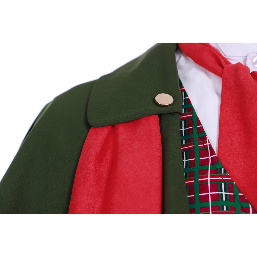 Men's Dickens Victorian Gentleman Christmas Carol Yuletide Costume - Holiday Caroler Outfit-Astricos