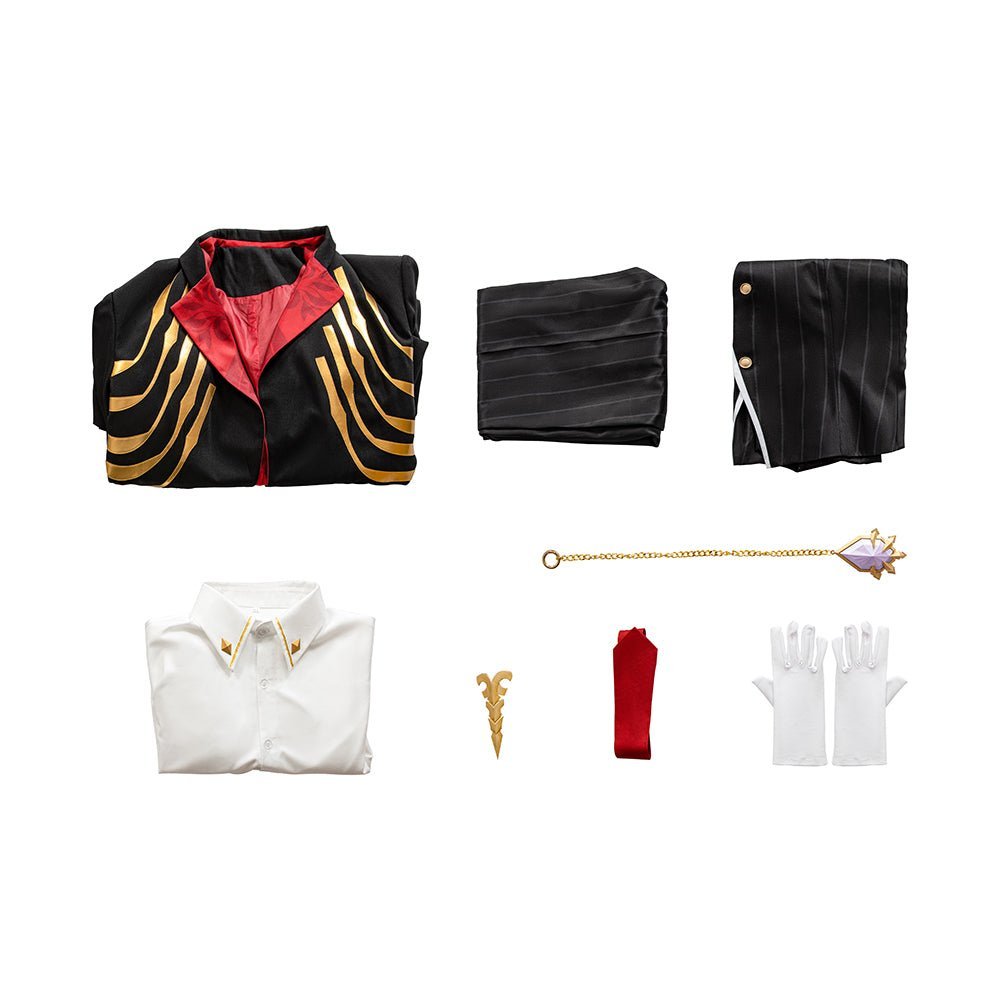 Duke Inferno Ifrit Cosplay Costume - Honkai Star Rail Game Outfit with Crown | Astricos-Astricos