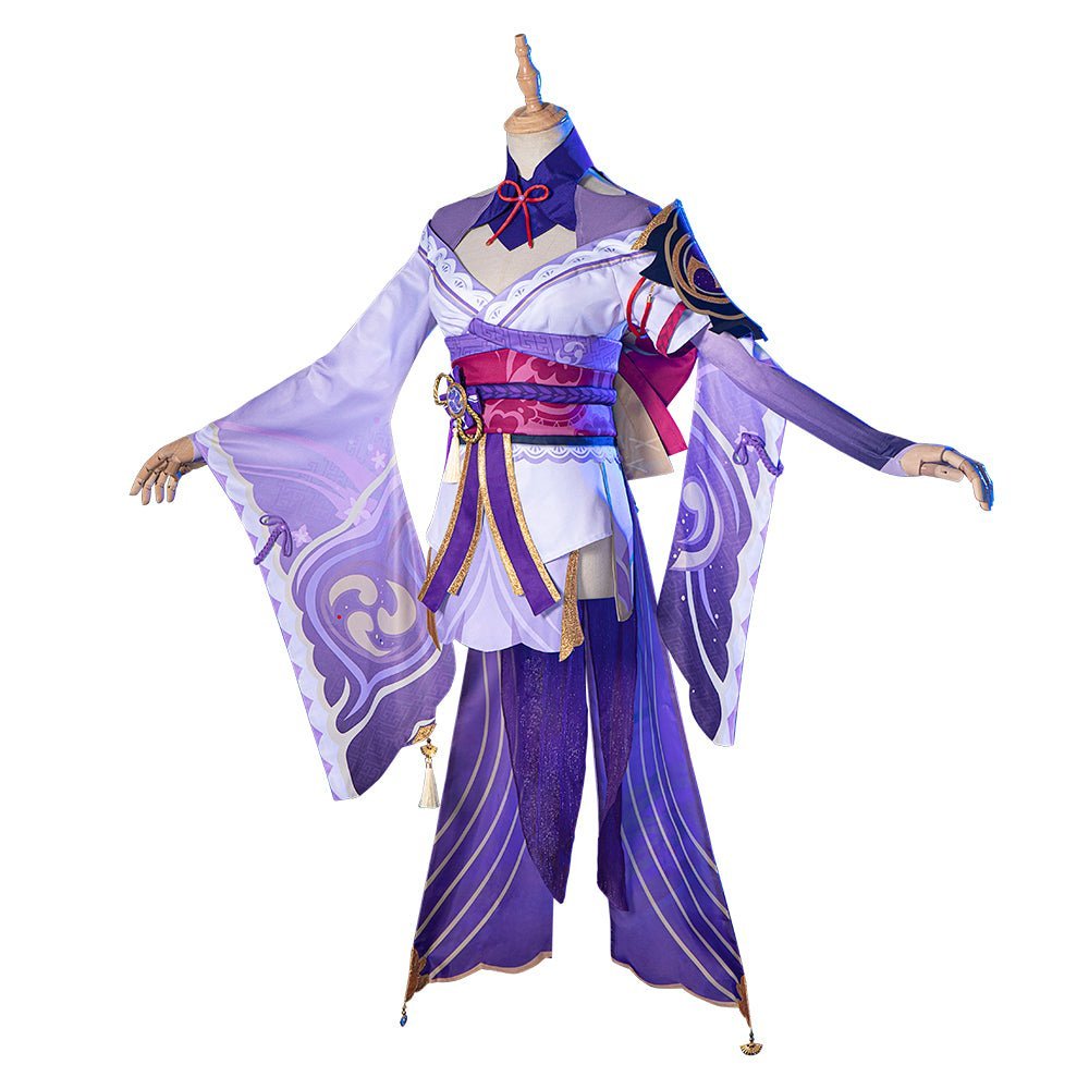 Honkai: Star Rail Raiden Shogun Cosplay Costume - Premium Electro Archon Baal Outfit-Astricos