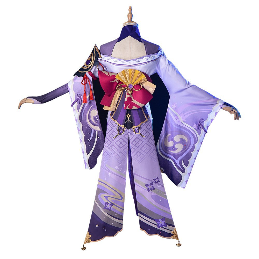 Honkai: Star Rail Raiden Shogun Cosplay Costume - Premium Electro Archon Baal Outfit-Astricos