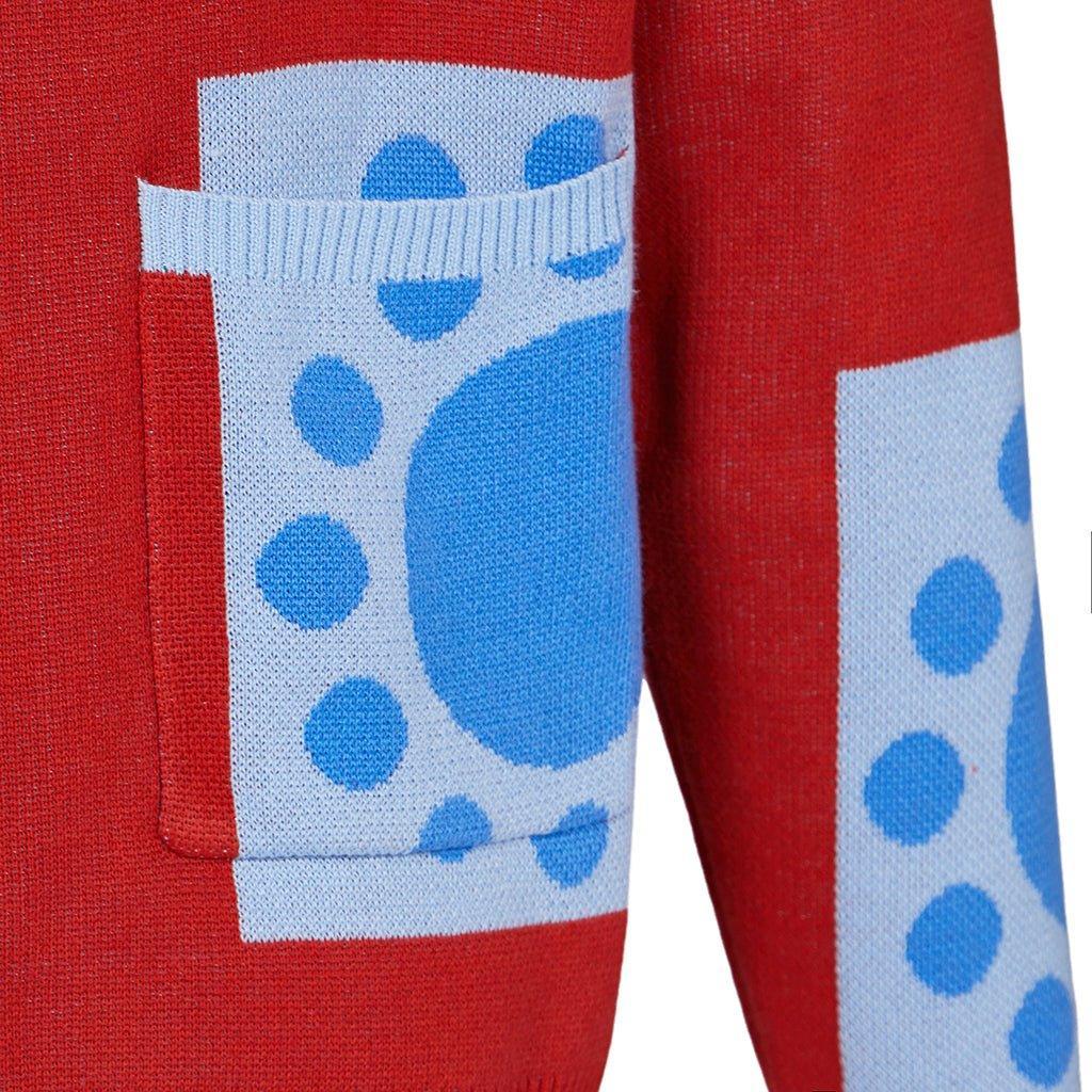 Wano Country Luffy Cosplay Sweater | One Piece Anime Cardigan for Adults | Halloween Costume-Astricos