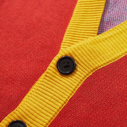 Wano Country Luffy Cosplay Sweater | One Piece Anime Cardigan for Adults | Halloween Costume-Astricos