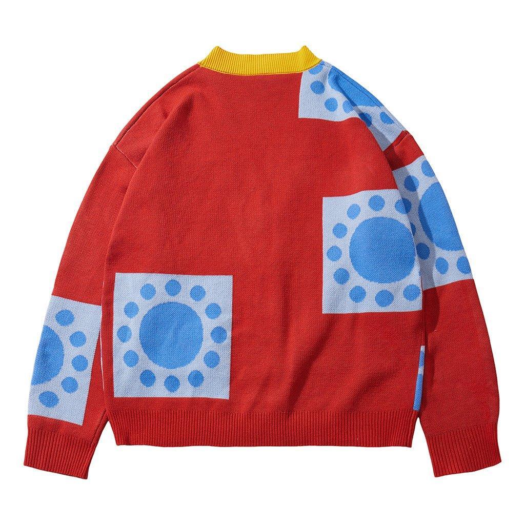 Wano Country Luffy Cosplay Sweater | One Piece Anime Cardigan for Adults | Halloween Costume-Astricos
