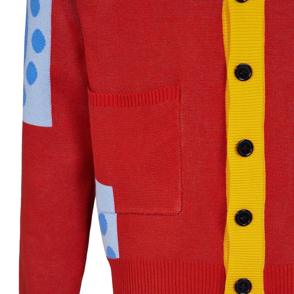 Wano Country Luffy Cosplay Sweater | One Piece Anime Cardigan for Adults | Halloween Costume-Astricos