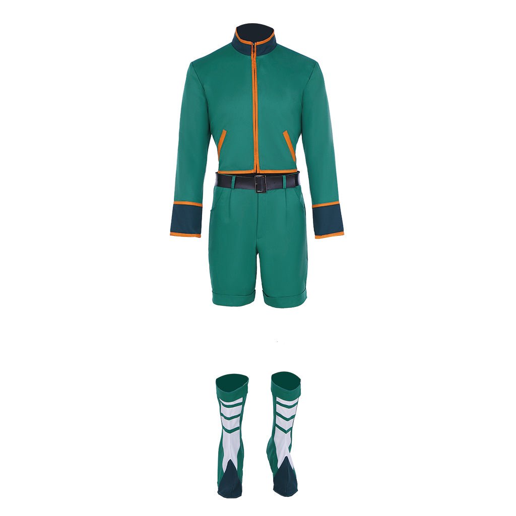 Hunter x Hunter Gon Freecss Green Suit Cosplay Costume - Astricos-Astricos