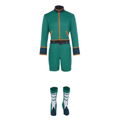 Hunter x Hunter Gon Freecss Green Suit Cosplay Costume - Astricos-Astricos