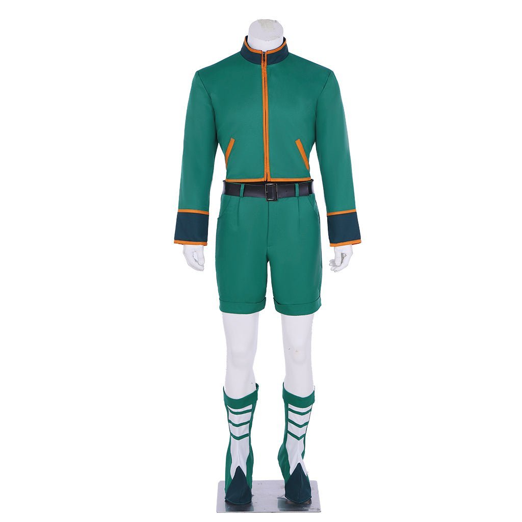 Hunter x Hunter Gon Freecss Green Suit Cosplay Costume - Astricos-Astricos