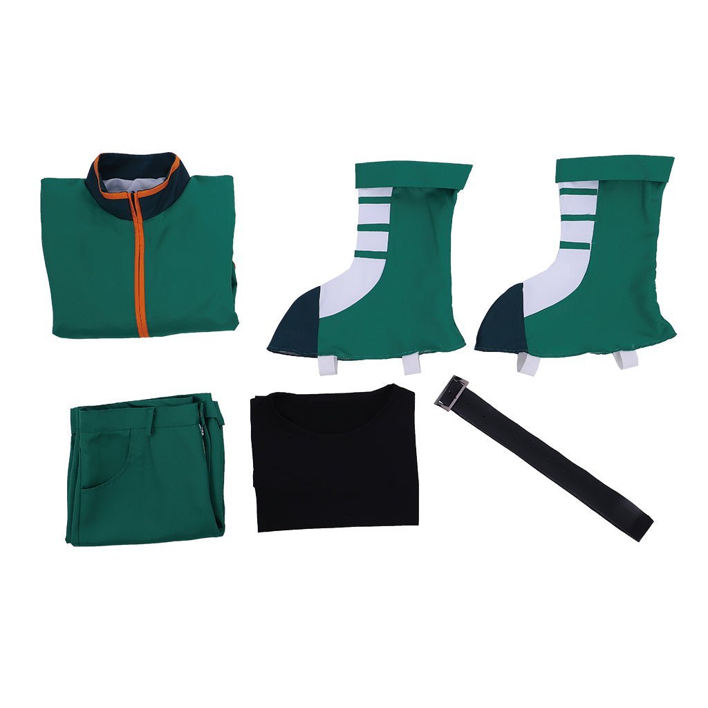 Hunter x Hunter Gon Freecss Green Suit Cosplay Costume - Astricos-Astricos