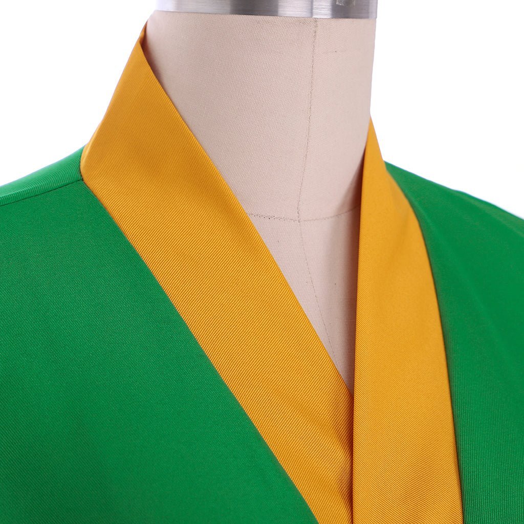 Hunter X Hunter Gon Freecss Cosplay Costume - Women’s Lolita Green Kimono Dress | Astricos-Astricos