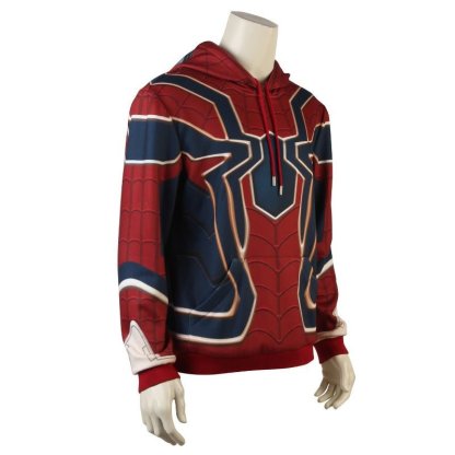 Infinity War Iron Spider Hoodie Sweatshirt Pullover Spiderman Cosplay Costume - Astricos