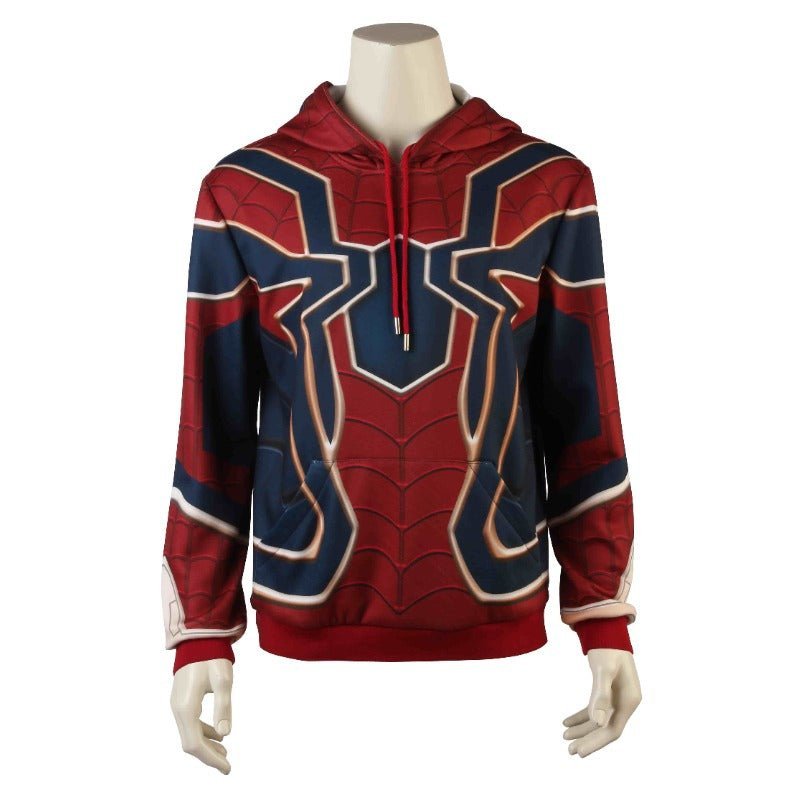 Infinity War Iron Spider Hoodie Sweatshirt Pullover Spiderman Cosplay Costume - Astricos