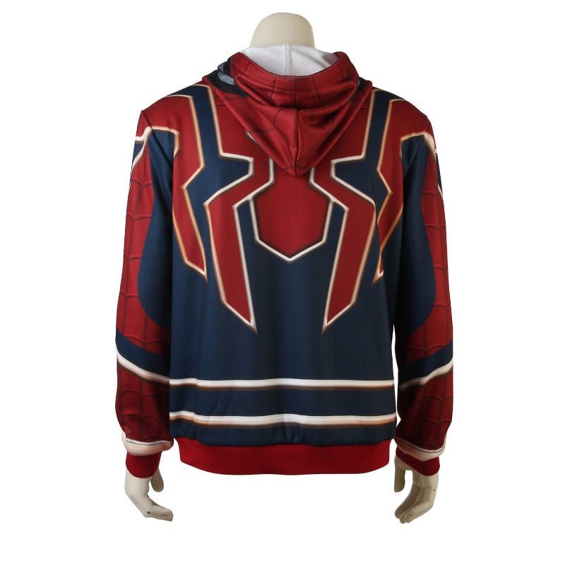 Infinity War Iron Spider Hoodie Sweatshirt Pullover Spiderman Cosplay Costume - Astricos